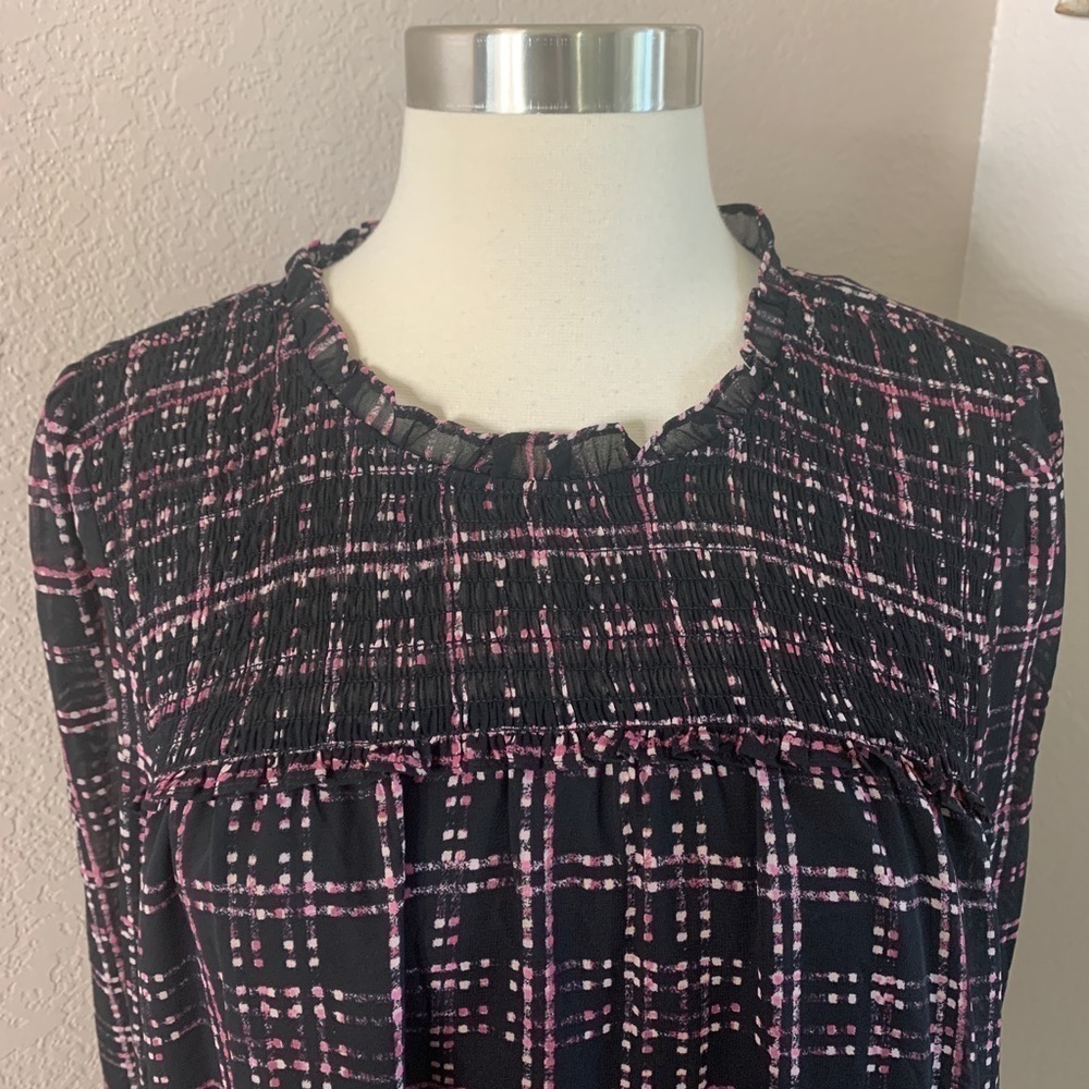 Cece Dress Ruffle Long Sleeve and High Neckline - Picture 7 of 12